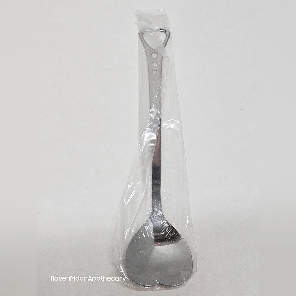 3/15$ Bundle Deal 2 Heart Shapped Spoons (Pair) New